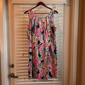 Lilly Pulitzer Indigo Palm Reader Shift Dress
